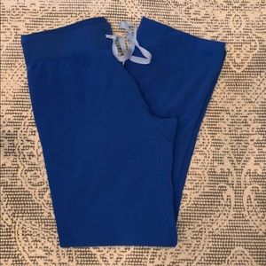 Figs Livingston Royal Blue Petite Pants XSP